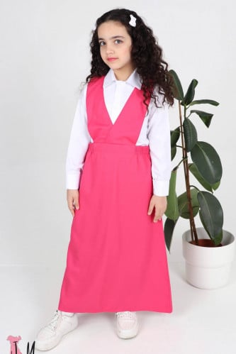 مريول ابتدائي شبيح حزام جانبي مطاطي 1040