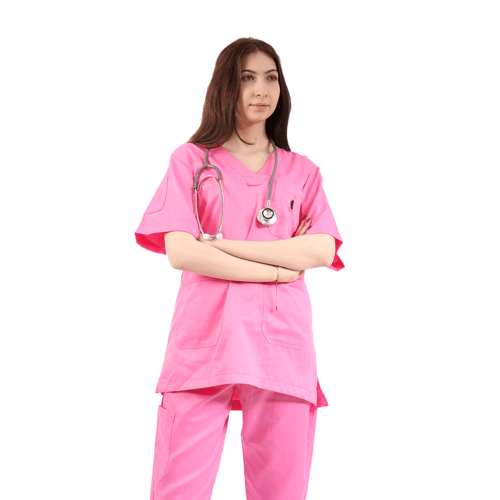 سكراب طبي وردي - نسائي