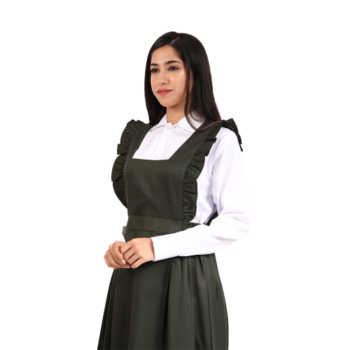 مريول متوسط زيتي شيال بكشكشه موديل القمة