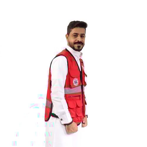 سترة مسعف الهلال الاحمر EMERGENCY