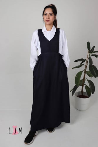 شيال مريول كحلي شيال حزام مطاط من الجانبين بدون ال...