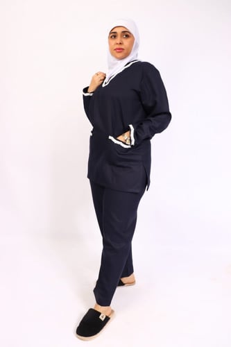 زي عاملات بدلة 2 قطعة شتوي