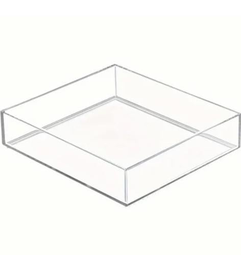 صندوق اكريلك فارغ مع غطاء ( مقاس ٣٠*٣٠*١٠) سم