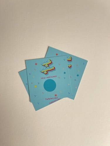 مجموعه بطاقات اكشط و اكتشف عيديتك مكونه من (٦) قطع