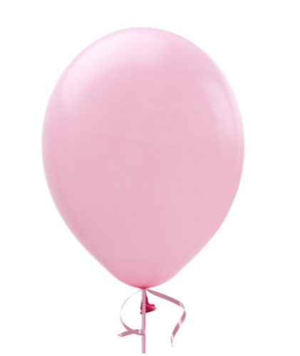 مجموعه بالون باللون الوردي (25) قطعه - بدون هيليوم...