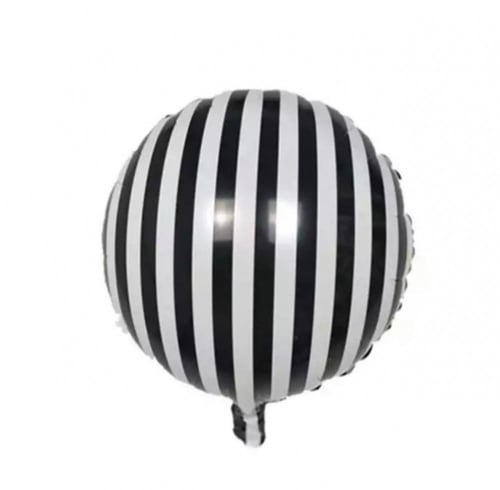 بالون باللون الاسود و الابيض البالون الابيض بخطوط...