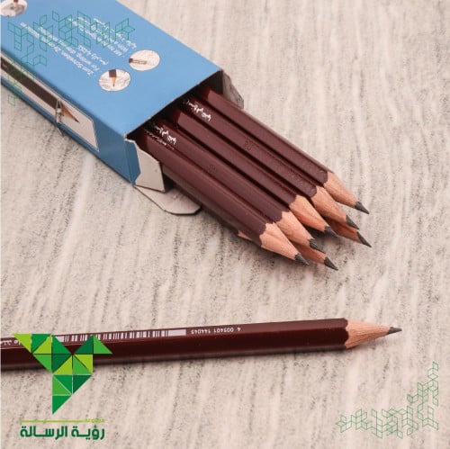 طقم اقلام رصاص بمحاية 12 قلم HB2 من فايبر كاستل FA...