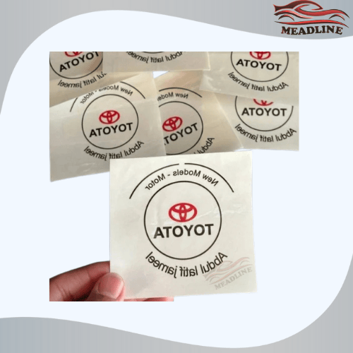 أستكر تويوتا داخلي شفاف