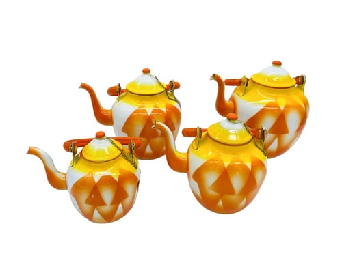 ابريق غضار برتقالي سلوفيني