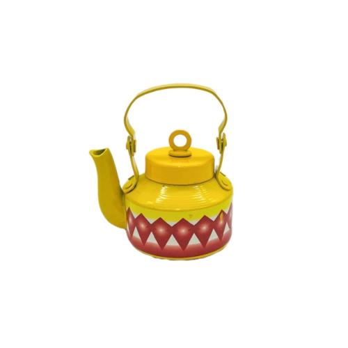 ابريق ديكور غضار احمر