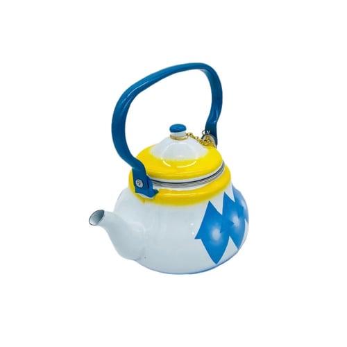 ابريق غضار هرمي ازرق