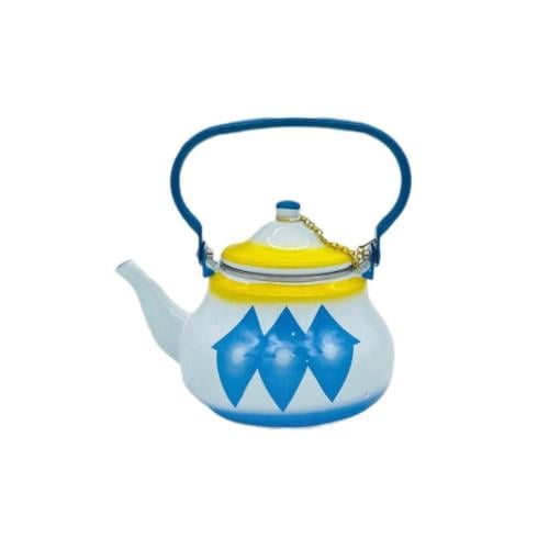 ابريق غضار هرمي ازرق