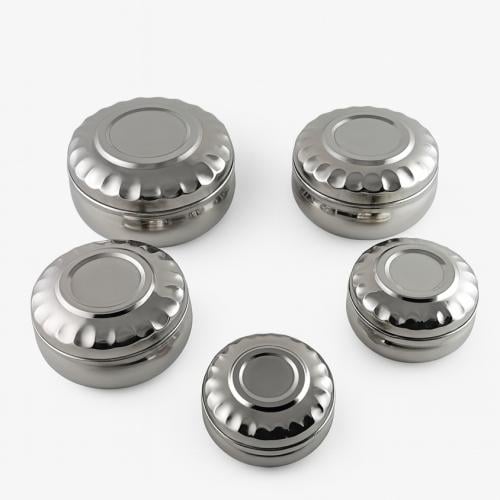 مطبقيات ستيل غطاء حلزوني 5حبة