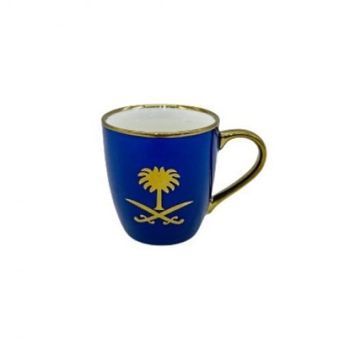 كوب سيفين و نخلة (ازرق)