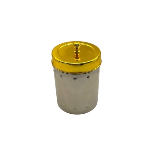 علب ستيل غطاء ذهبي