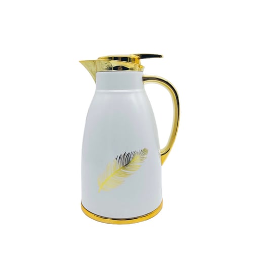 ترمس الريشة ابيض