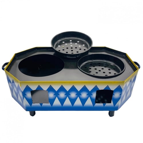 منقل تراثي ازرق