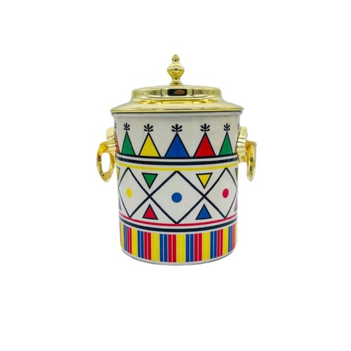 علب سكر و شاي عسيري ابيض