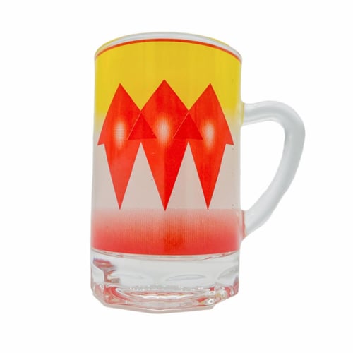 بيالة نقش غضار احمر