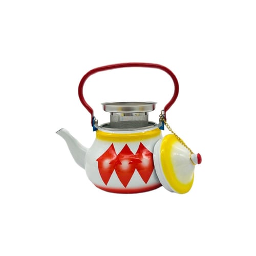 ابريق غضار هرمي احمر