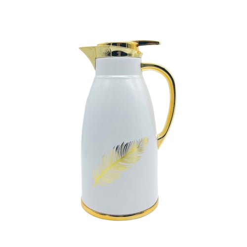 ترمس الريشة ابيض