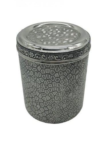 علب سكر وشاي جلد -طقم 4حبة