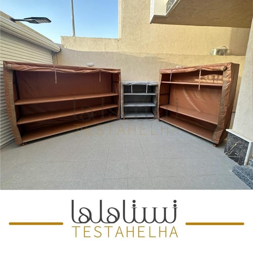 دولاب عزبة كبير ( 3 متر بني)