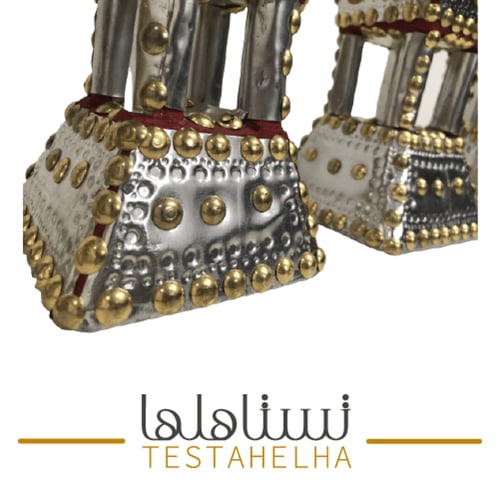 مبخرة حايلية مذهبة طقم 4 حبات
