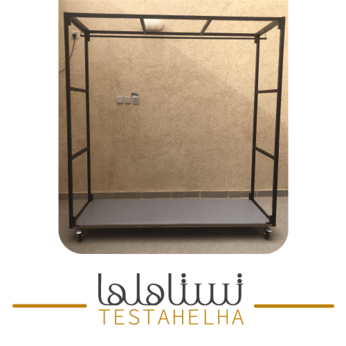 دولاب ملابس ذكي (رصاصي)