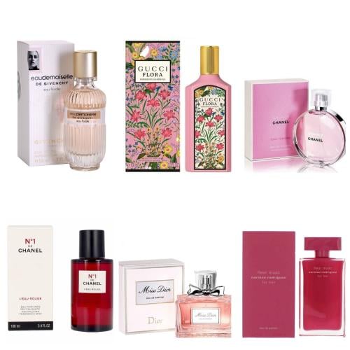 مجموعة 6 عطور ١٠٠ مل