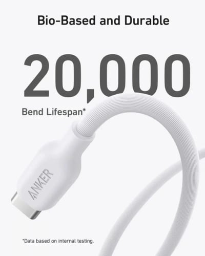 انكر | سلك تايب سي تايب سي 140 واط 1 متر - ابيض