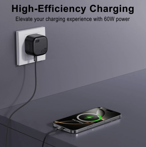 JODA | سلك نايلون بقوة 60 واط تايب سي الى تايب سي...