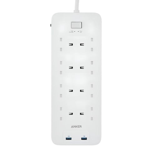 انكر | توصيلة 8 منافذ طاقة ومنفذين USB