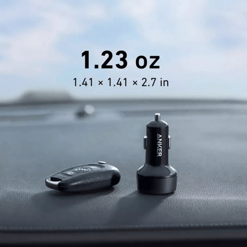انكر | شاحن سيارة باور درايف 30 واط منفذ USB ومنفذ...