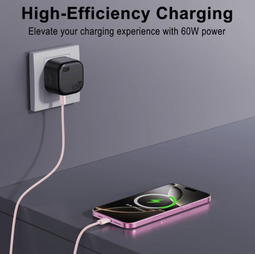 JODA | سلك نايلون بقوة 60 واط تايب سي الى تايب سي...