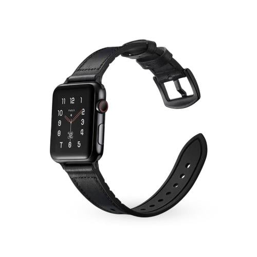 هيلمت | PECA سوار ساعة ابل جلدي - اسود