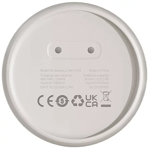 بيسوس | سماعة بلوتوث اذن واحدة C-Mic CM10 Smart -...