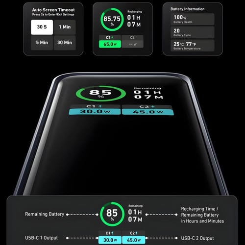 انكر | برايم بطارية متنقلة بسعة 12 الف ملي امبير ب...