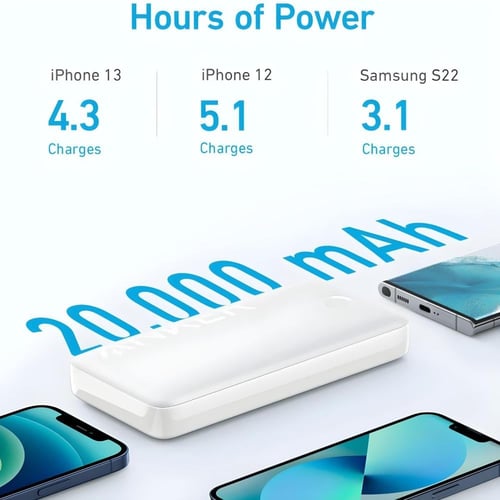 انكر | 335 باور كور بطارية متنقلة بسعة 20 الف ملي...