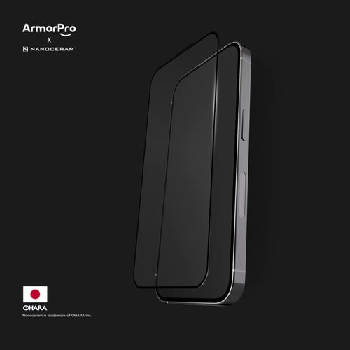ارمو برو | شاشة حماية سيراميك ايفون 15 - شفاف