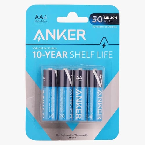 انكر | AA انكر بطارية قلوية صغيرة الحجم 4 قطع