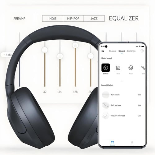 هايلو | S35 سماعة رأس بلوتوث - اللوان متعددة