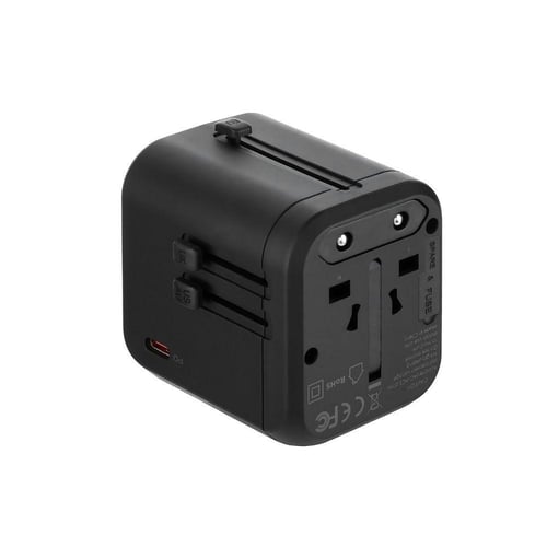 أوكي | شاحن سفر عالمي بقوة 30 واط منفذ تايب سي وثل...