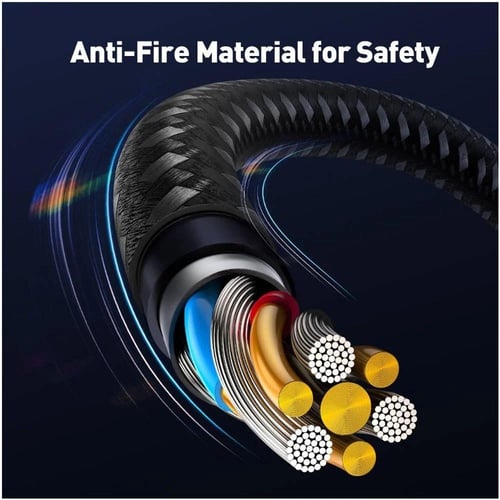 جودا | سلك تايب سي لايتنينق قماش بقوة 60 واط بطول...