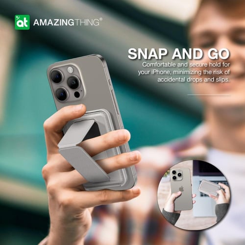 AMAZINGthing | محفظة واستاند ومسكة ماج سيف - اللوا...