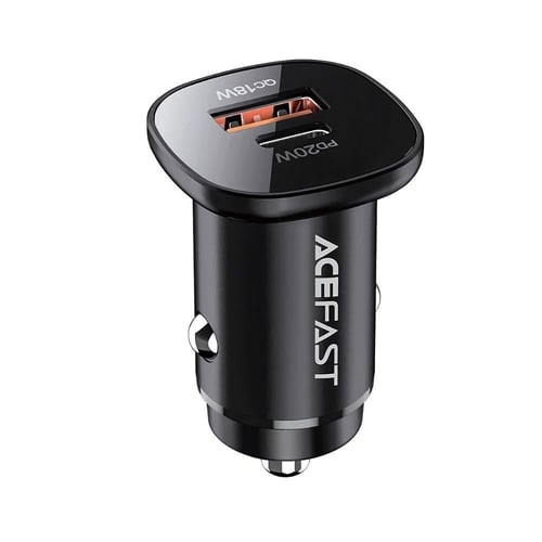 ايس فاست | شاحن سيارة B1 منفذ تايب سي ومنفذ يو اس...