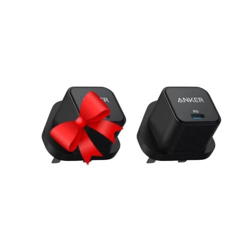 انكر | شاحن جداري بقوة 20 واط - اسود