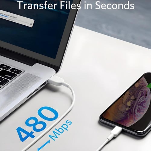 انكر | سلك ايفون بطول 3 متر - ابيض