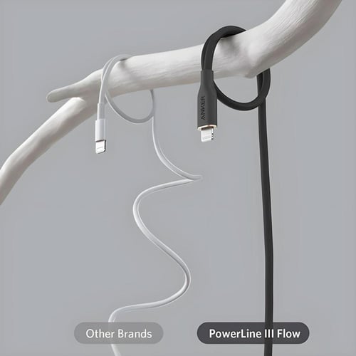 انكر | سلك فلو تايب سي ايفون 0.9 متر - الوان متعدد...