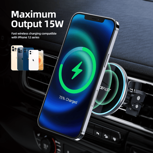 ايس فاست | D3 حامل جوال للسيارة بفتحة المكيف مع شح...